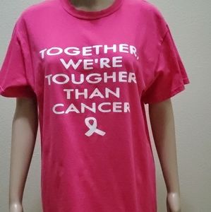Fight cancer pink tee shirt
